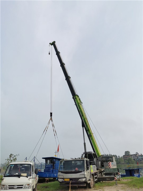 宿城区桥梁建设吊装案例